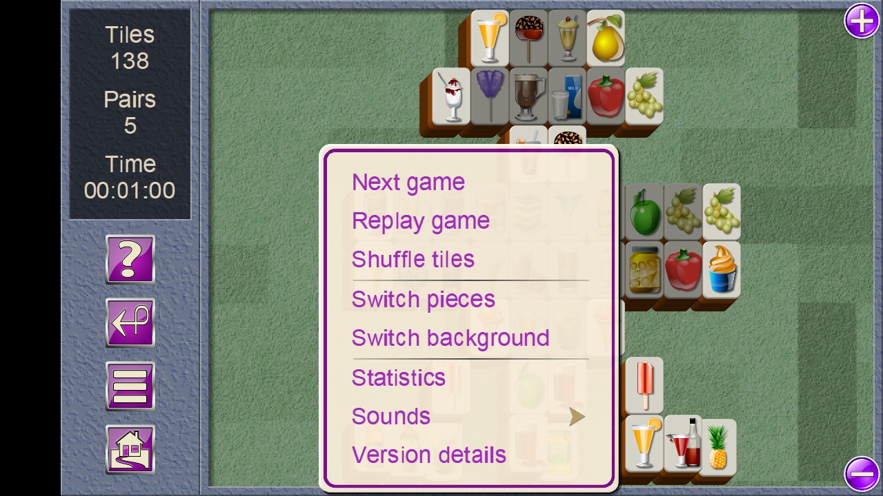 Mahjongg V+ screenshot