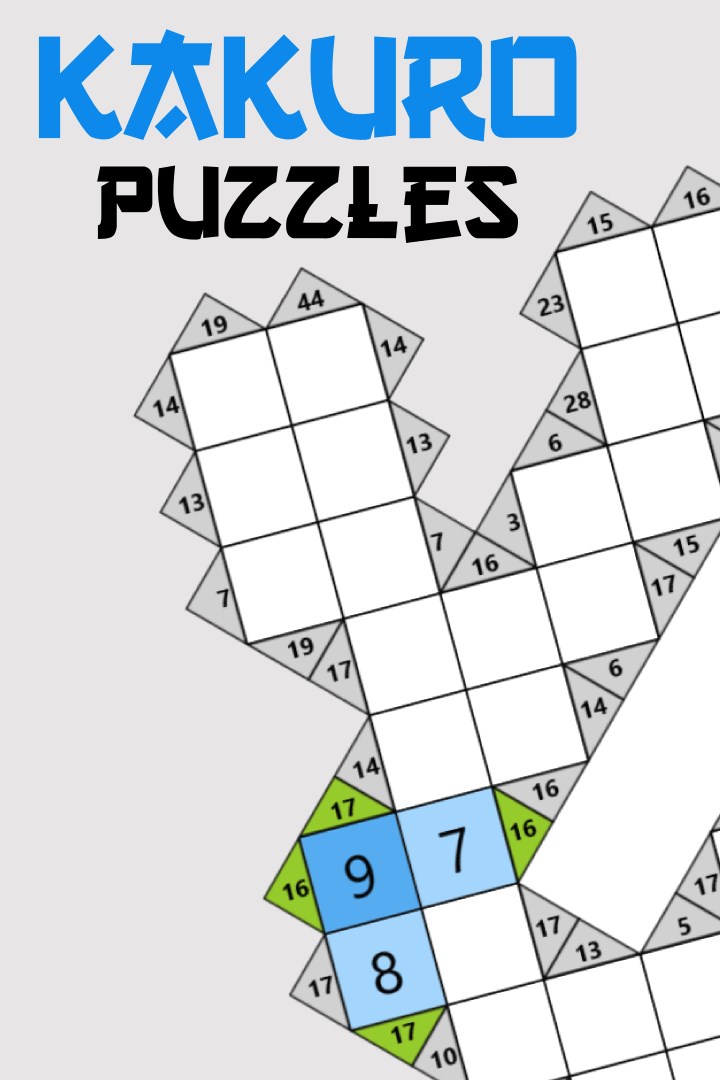Kakuro Puzzles poster