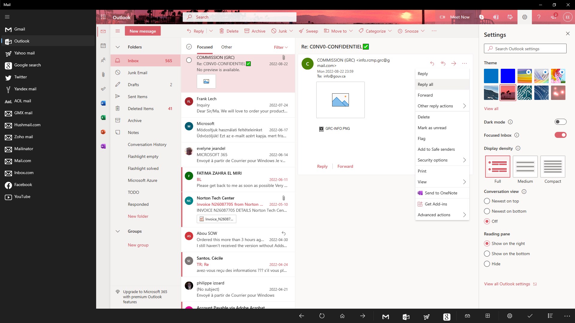 Mail screenshot 5