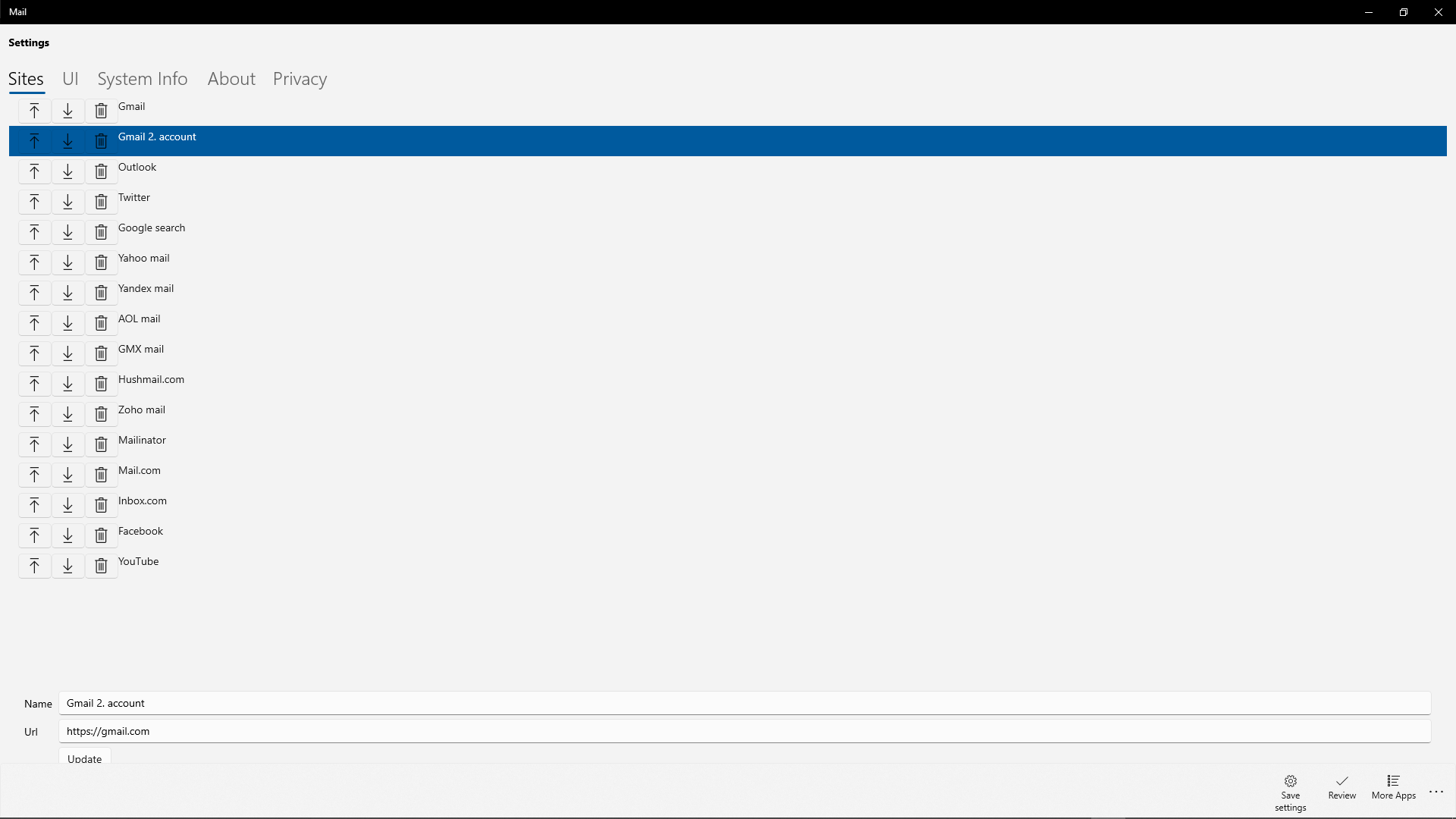 Mail screenshot 16