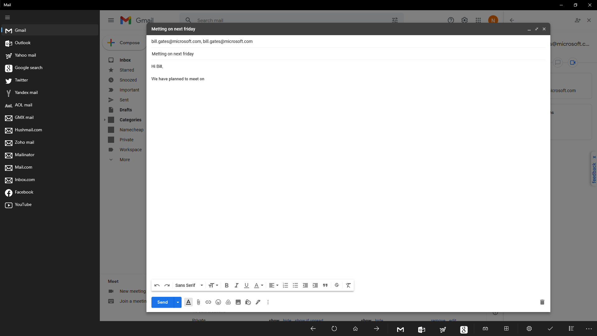 Mail screenshot 29